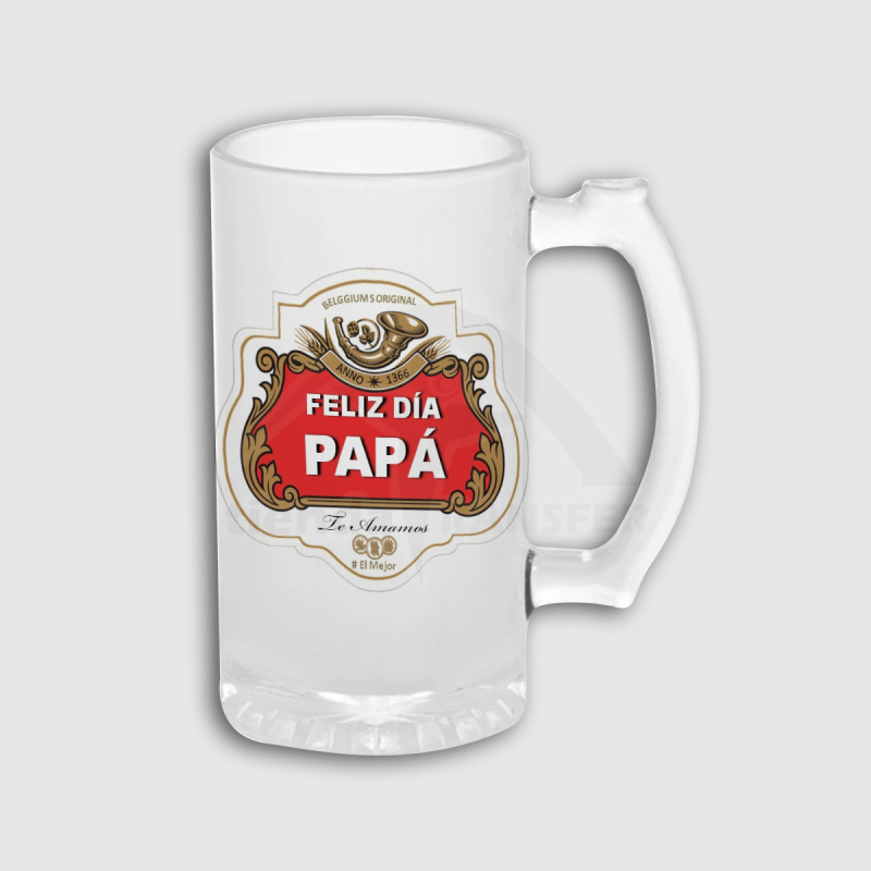 Mug Cervecero Opalizado Tienda Transfer